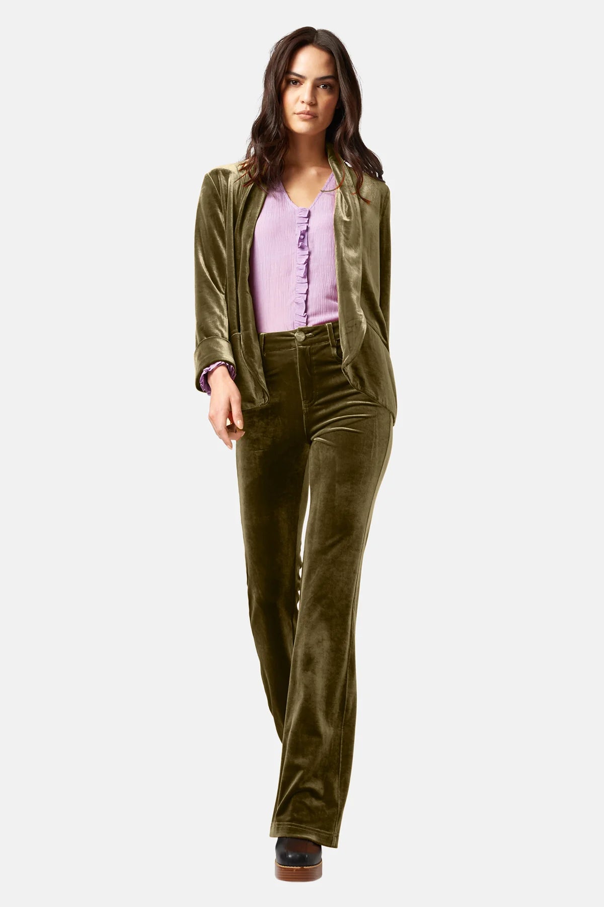 Boyfriend Jacket in Green