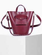 Load image into Gallery viewer, Notion Calf Leather Bag in Prune
