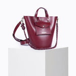 Load image into Gallery viewer, Notion Calf Leather Bag in Prune
