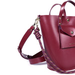 Load image into Gallery viewer, Notion Calf Leather Bag in Prune
