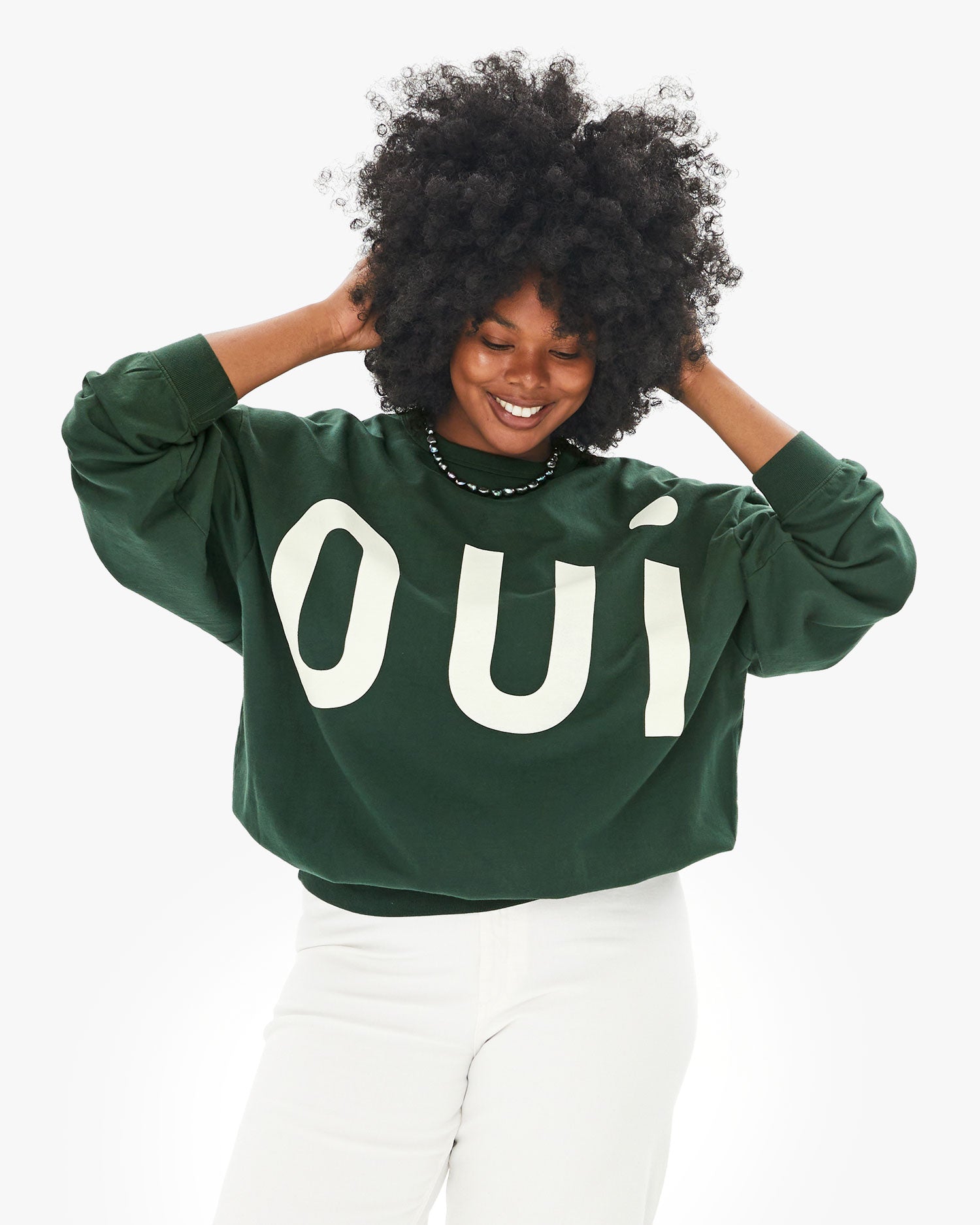 Oversized Sweatshirt in Grand Oui Forest