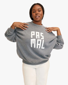 Oversized Pas Mal Sweatshirt in Grey