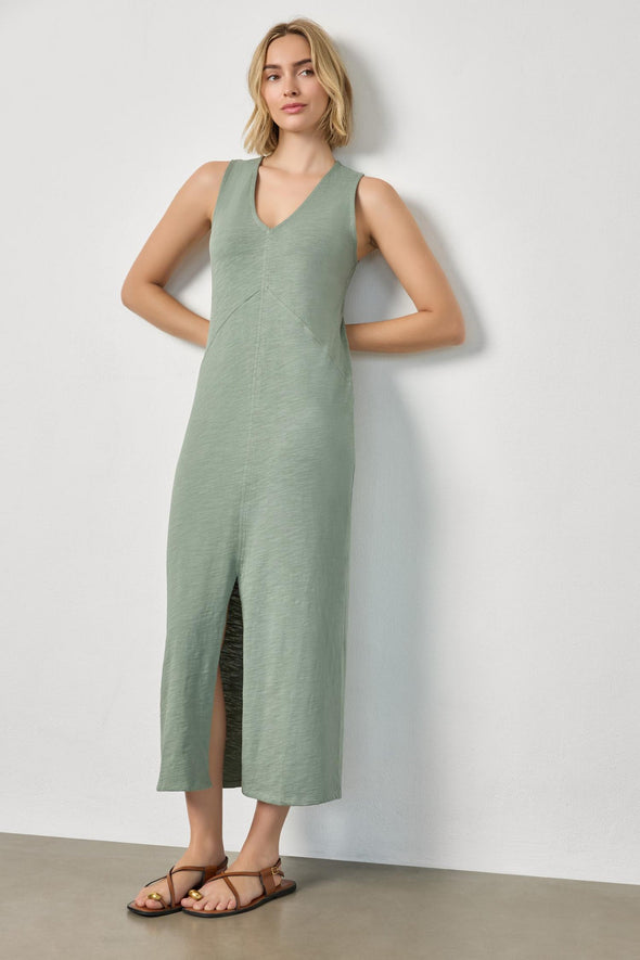 V-Neck Hardware One-Piece Swimsuit