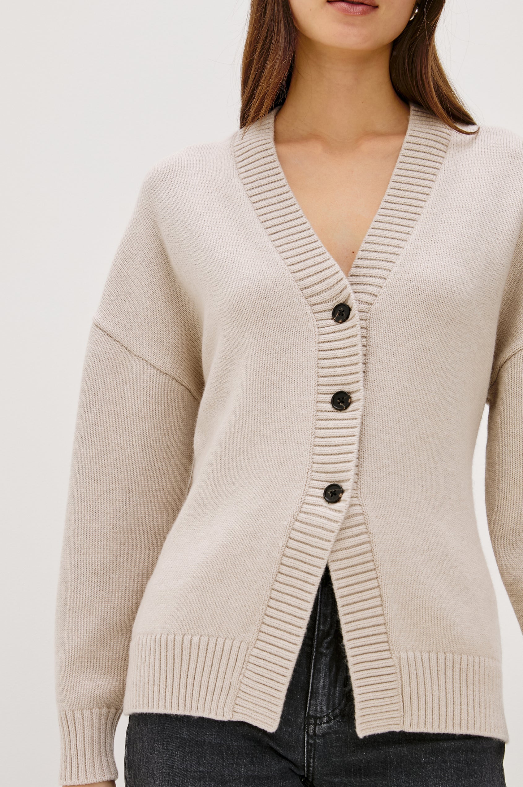 Philippa Cardigan in Taupe