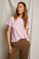 Load image into Gallery viewer, Harley Boxy Crew Tee in Sugar Pink
