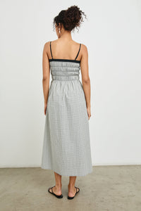 Primrose Dress in Ivory Jet Gingham
