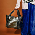 Load image into Gallery viewer, Jetset Wingman Tote Bag in Pearl Olive

