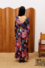Load image into Gallery viewer, Cattleya Dress in Night Salon Print

