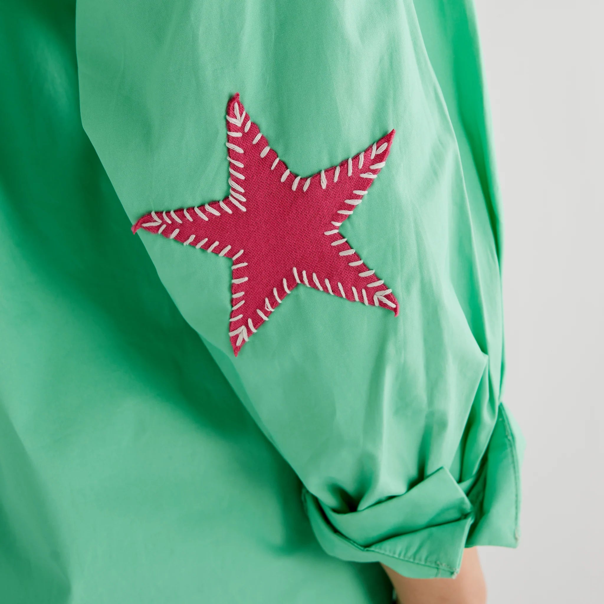 Preppy Star Dress in Green