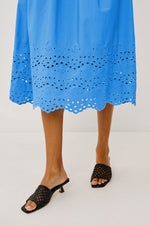 Load image into Gallery viewer, Roxanne Dress in Harbor Blue
