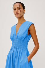 Load image into Gallery viewer, Roxanne Dress in Harbor Blue
