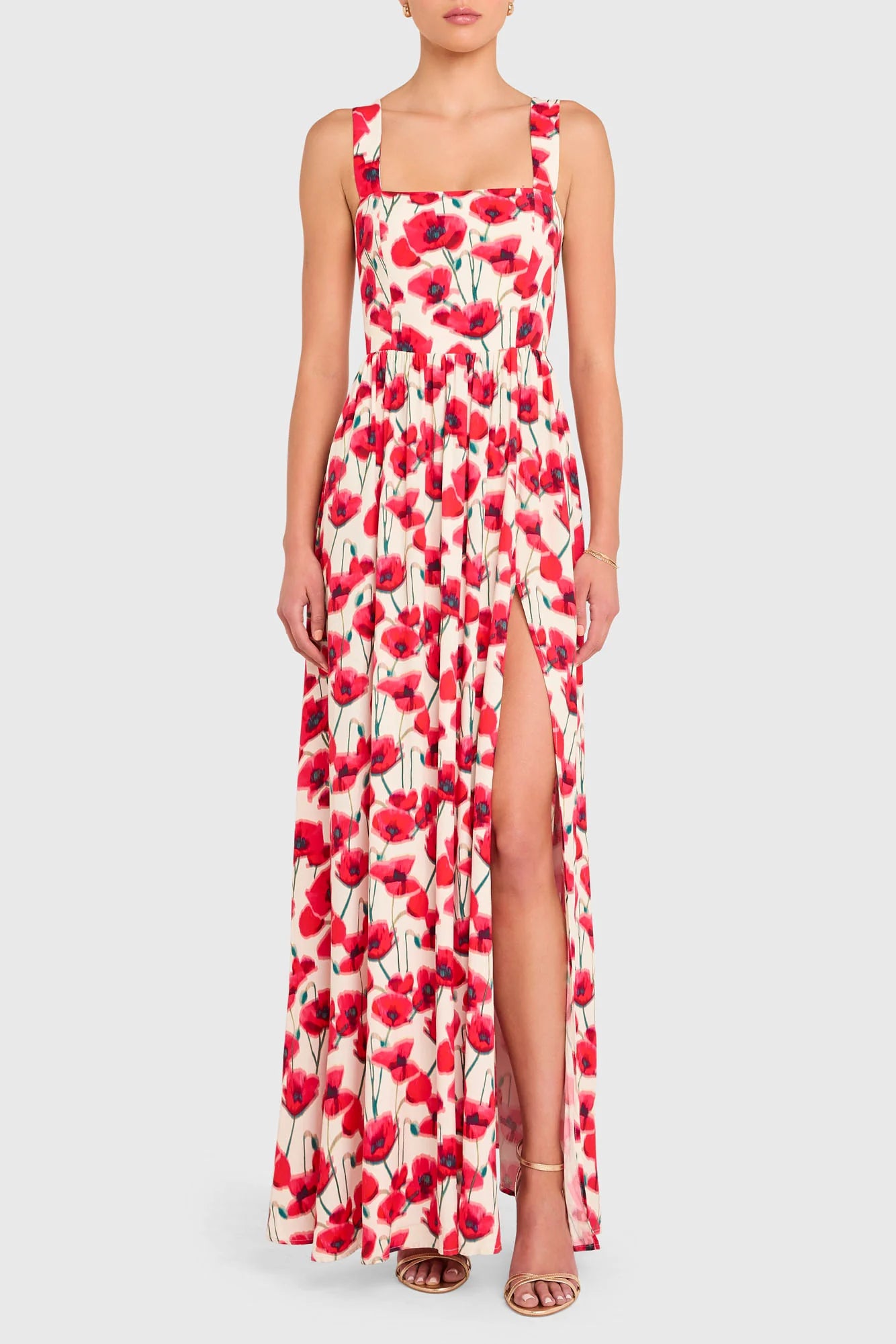 Florence Maxi Dress in Poppy Field