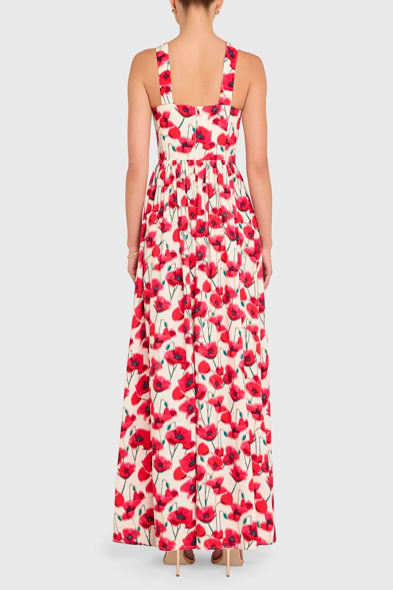 Florence Maxi Dress in Poppy Field