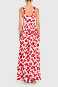 Florence Maxi Dress in Poppy Field