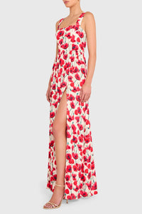 Florence Maxi Dress in Poppy Field