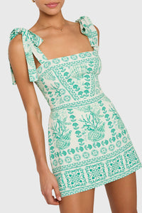 Luisa Skort Romper in Reef Print