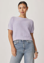 Load image into Gallery viewer, Annmarie Short Sleeve Sweater in Lavender
