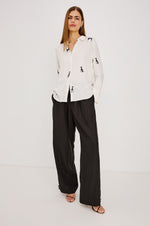 Load image into Gallery viewer, Saige Shirt in Ivory Whippets
