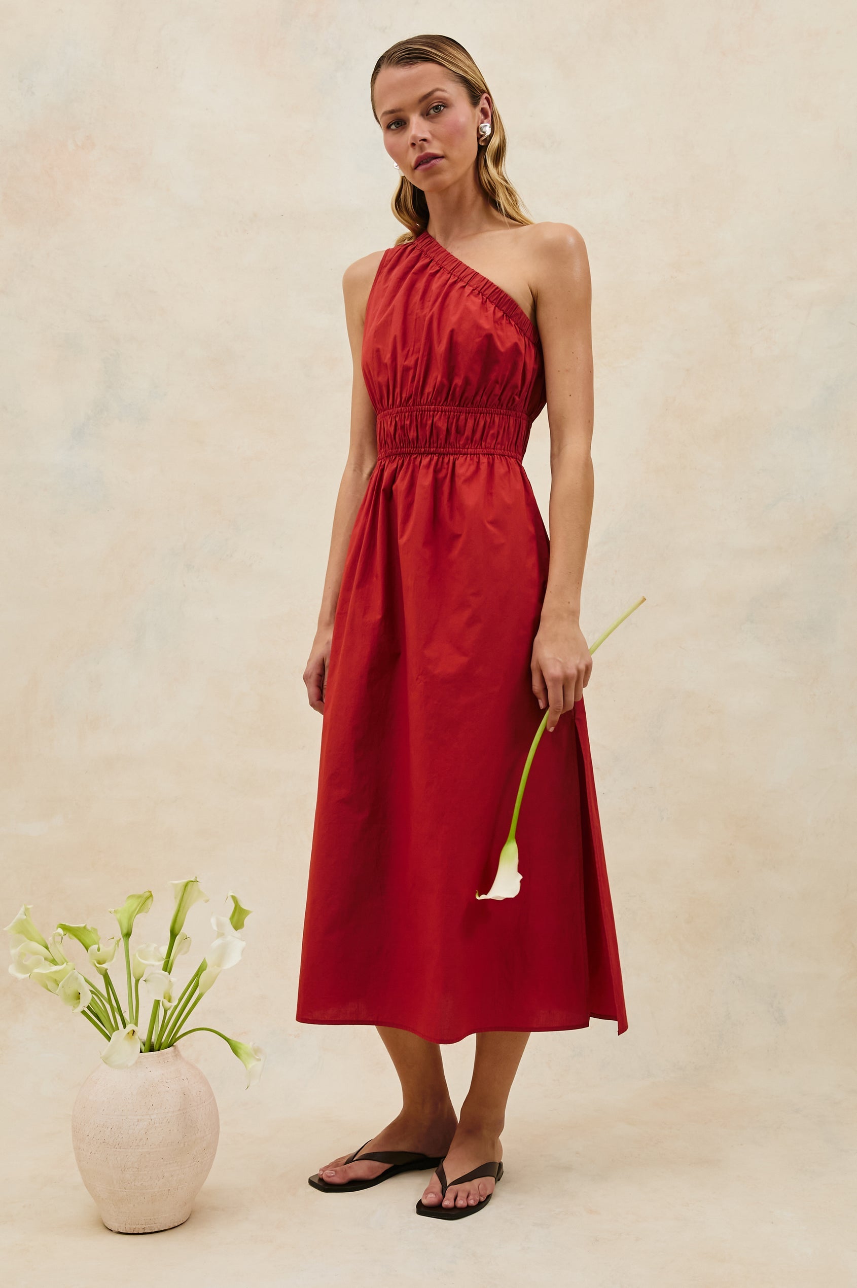 Selani Dress in Terracotta
