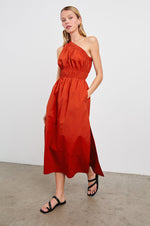 Load image into Gallery viewer, Selani Dress in Terracotta
