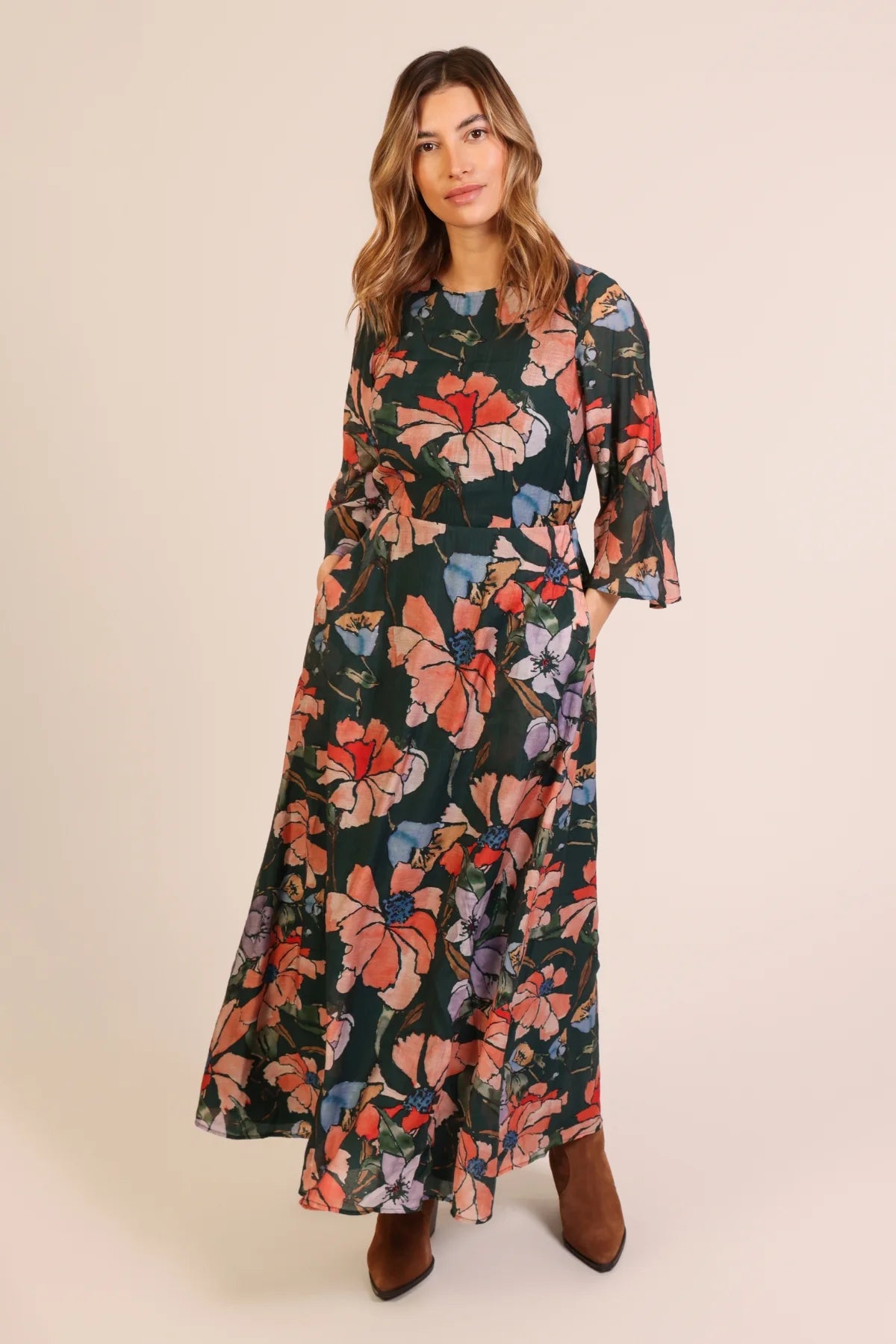 Slow Motion Millie Dress in Green