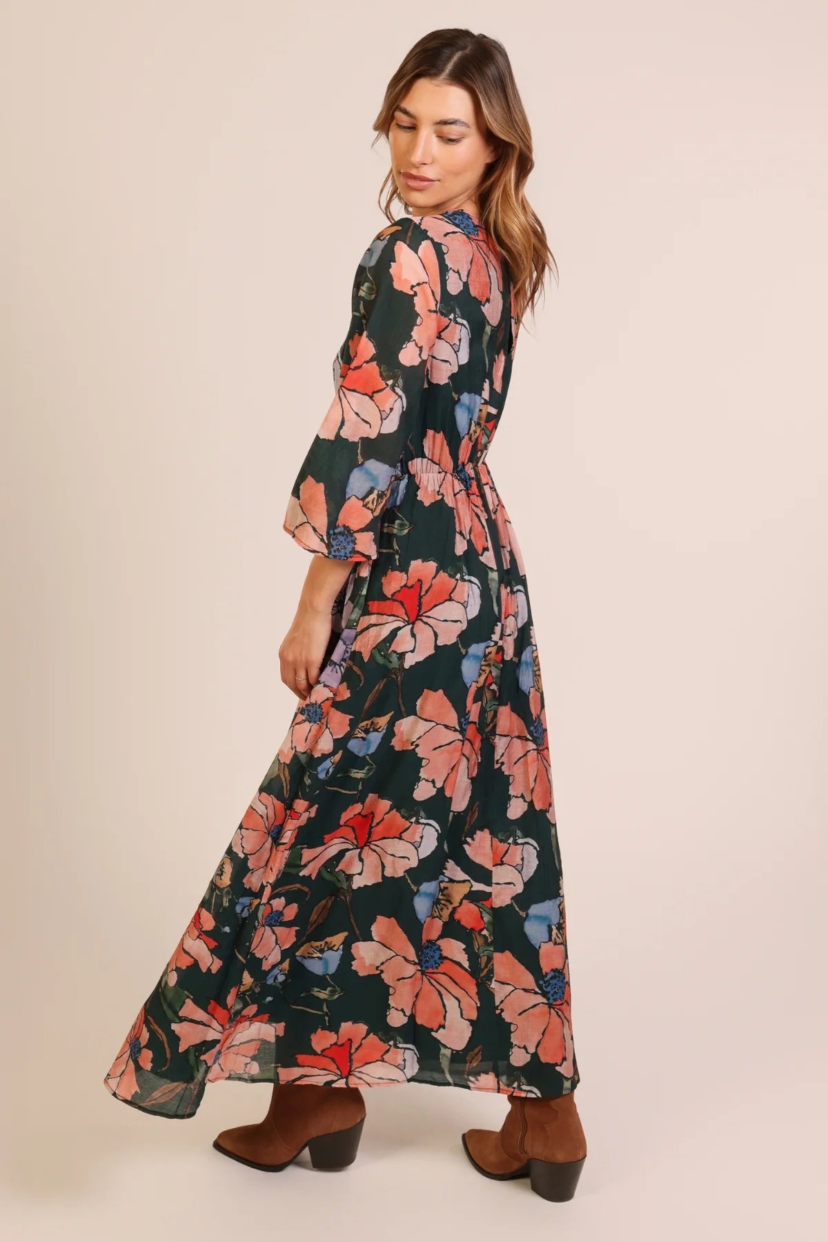 Slow Motion Millie Dress in Green