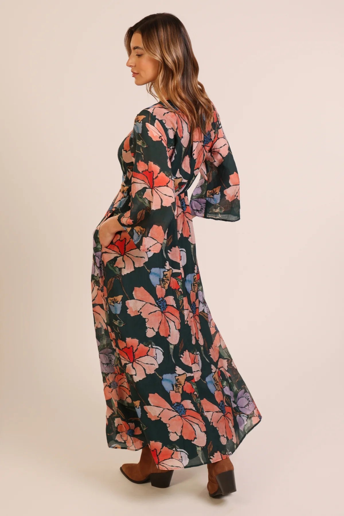 Slow Motion Millie Dress in Green