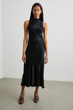 Load image into Gallery viewer, Solana Dress in Black
