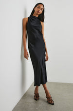 Load image into Gallery viewer, Solana Dress in Black
