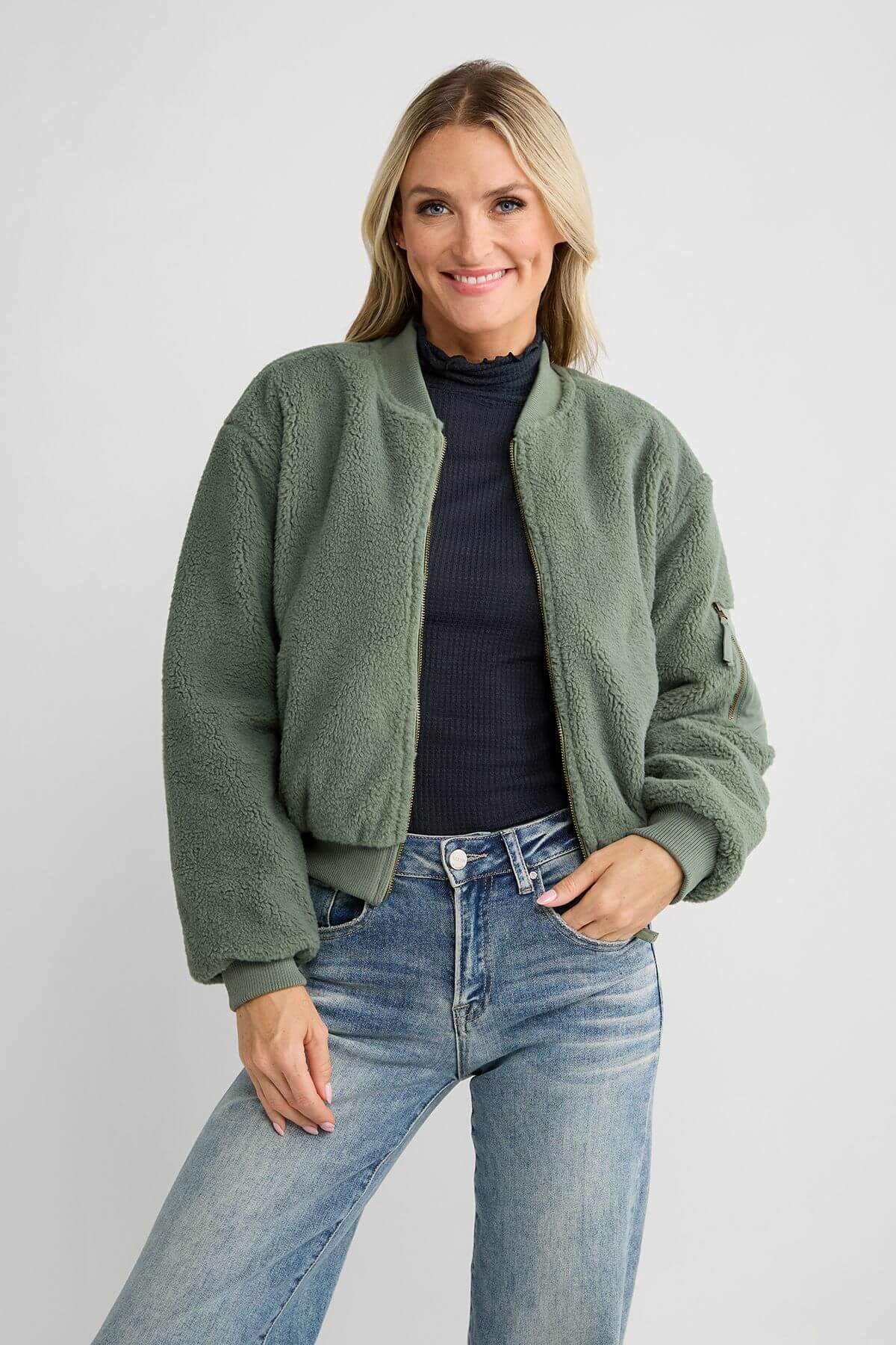 Take Flight Reversible Jacket in Evergreen