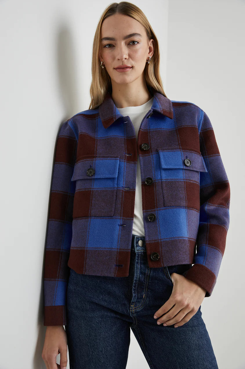 Steffi Jacket in Cobalt Chocolate
