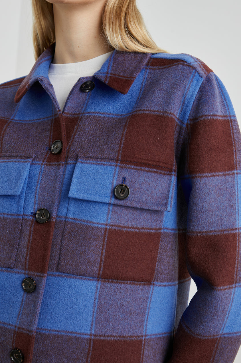 Steffi Jacket in Cobalt Chocolate