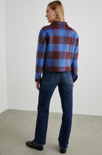 Load image into Gallery viewer, Steffi Jacket in Cobalt Chocolate
