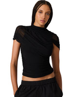 Load image into Gallery viewer, Kerry Mesh Top in Black
