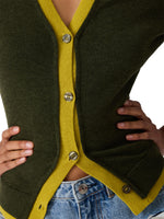 Load image into Gallery viewer, Arwen Cardigan in Dark Olive
