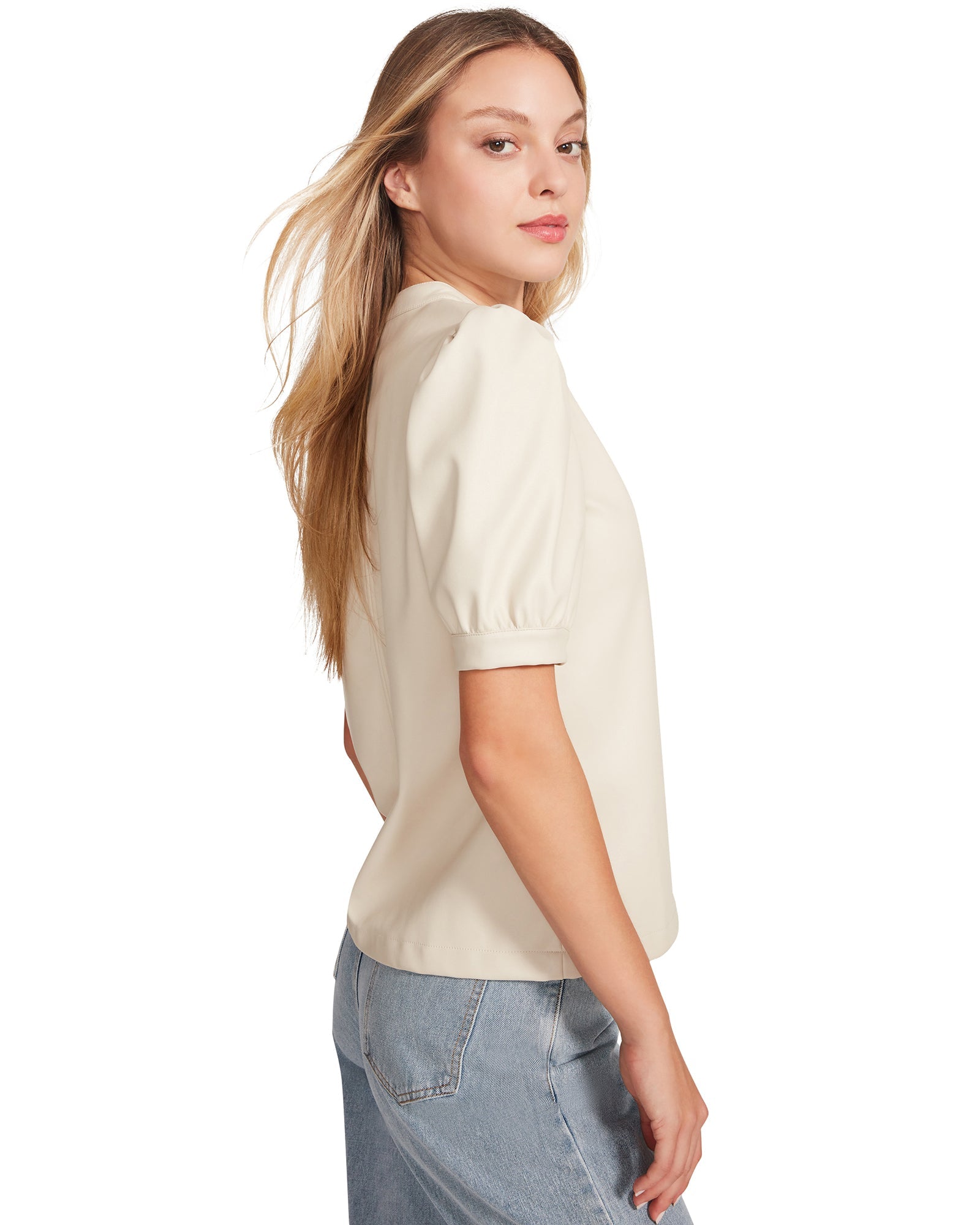Jane Top in Bone