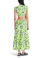 Load image into Gallery viewer, Amanda Midi Dress in Neon Green
