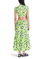 Load image into Gallery viewer, Amanda Midi Dress in Neon Green
