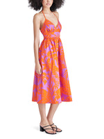 Load image into Gallery viewer, Denise Dress in Red Orange
