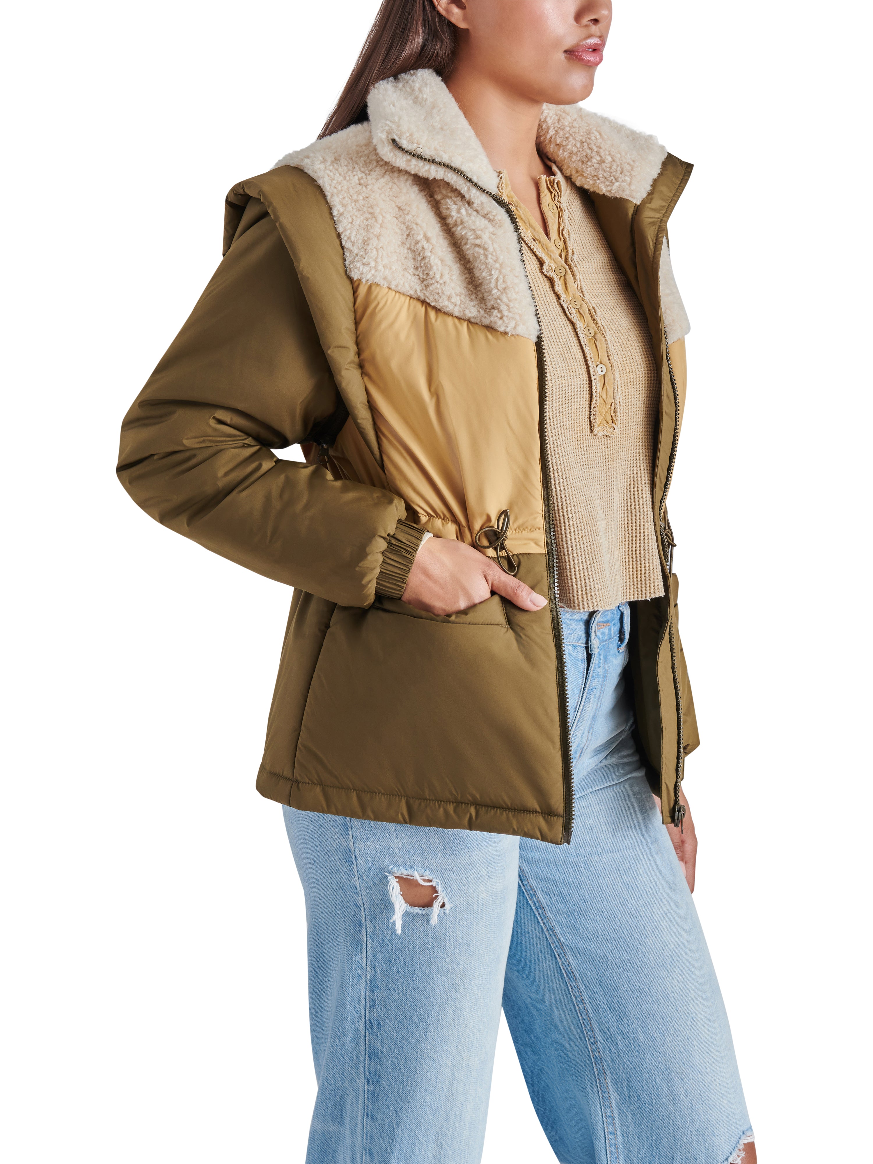 Hana Coat in Dark Olive – Mint Julep