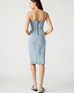 Load image into Gallery viewer, Giselle Dress in Blue Denim
