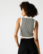 Load image into Gallery viewer, Amery Sweater Vest in Black/White
