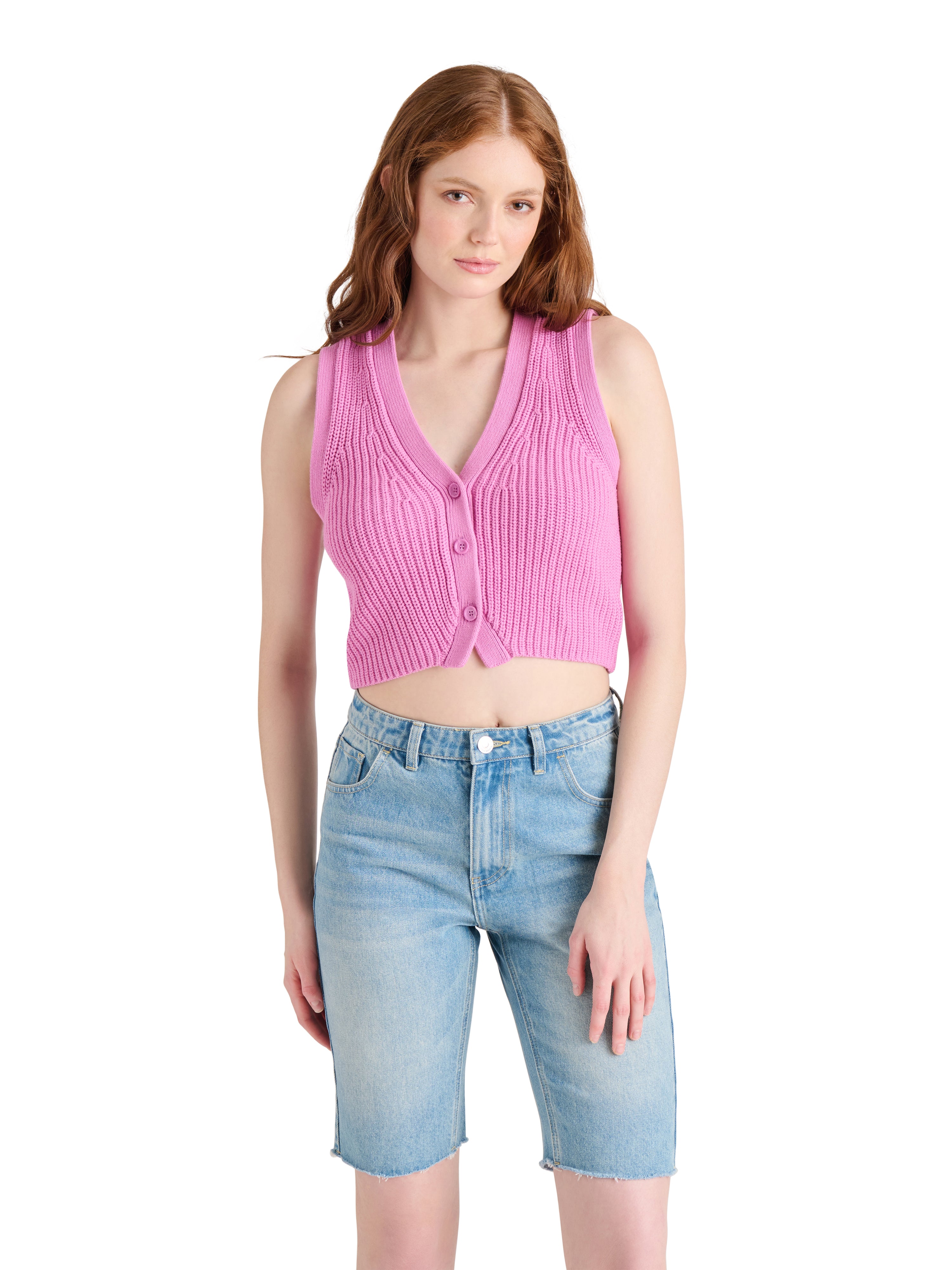 Lilo Sweater Vest in Crocus