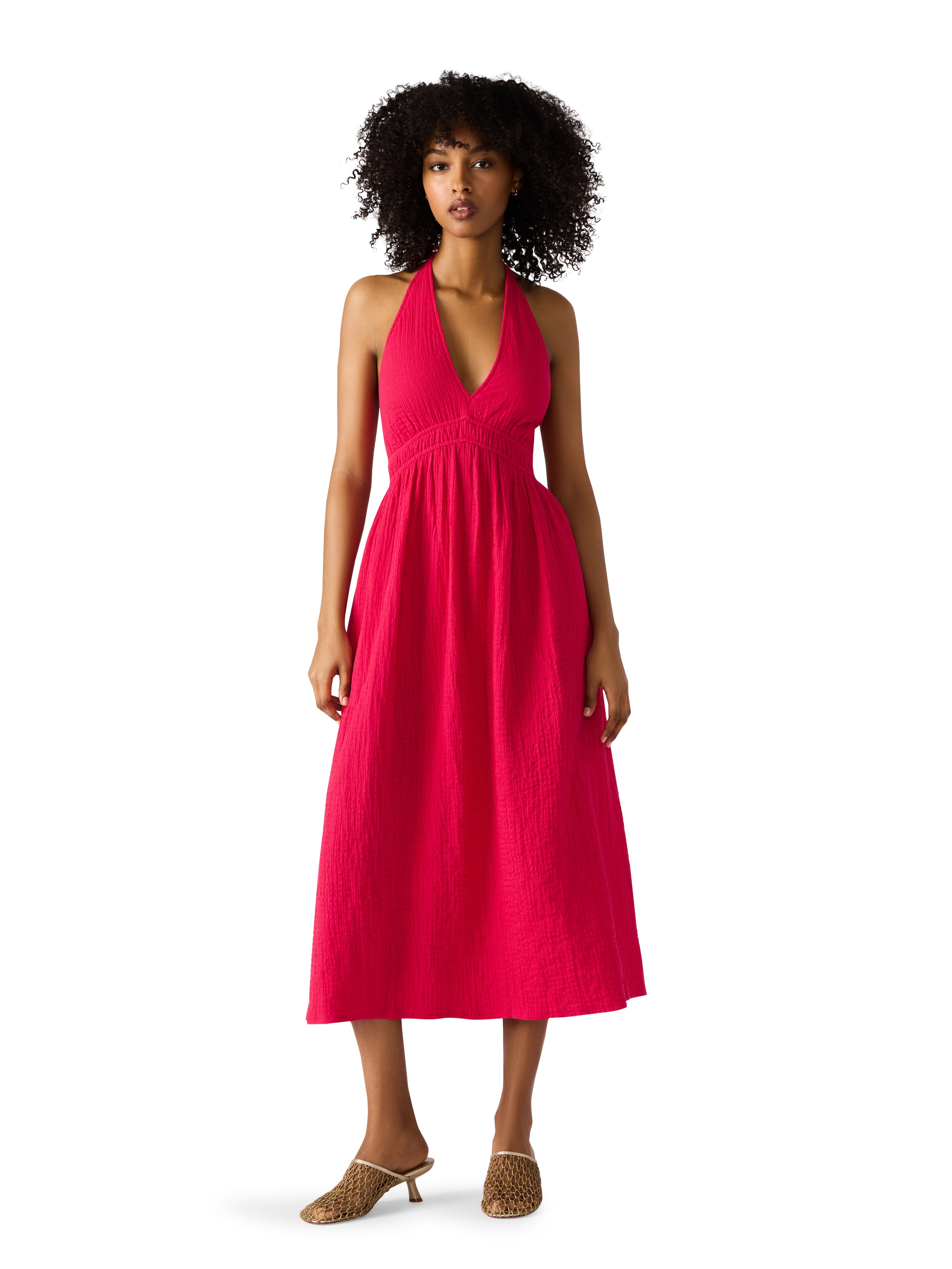 Piper Dress in Cranberry