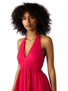 Piper Dress in Cranberry