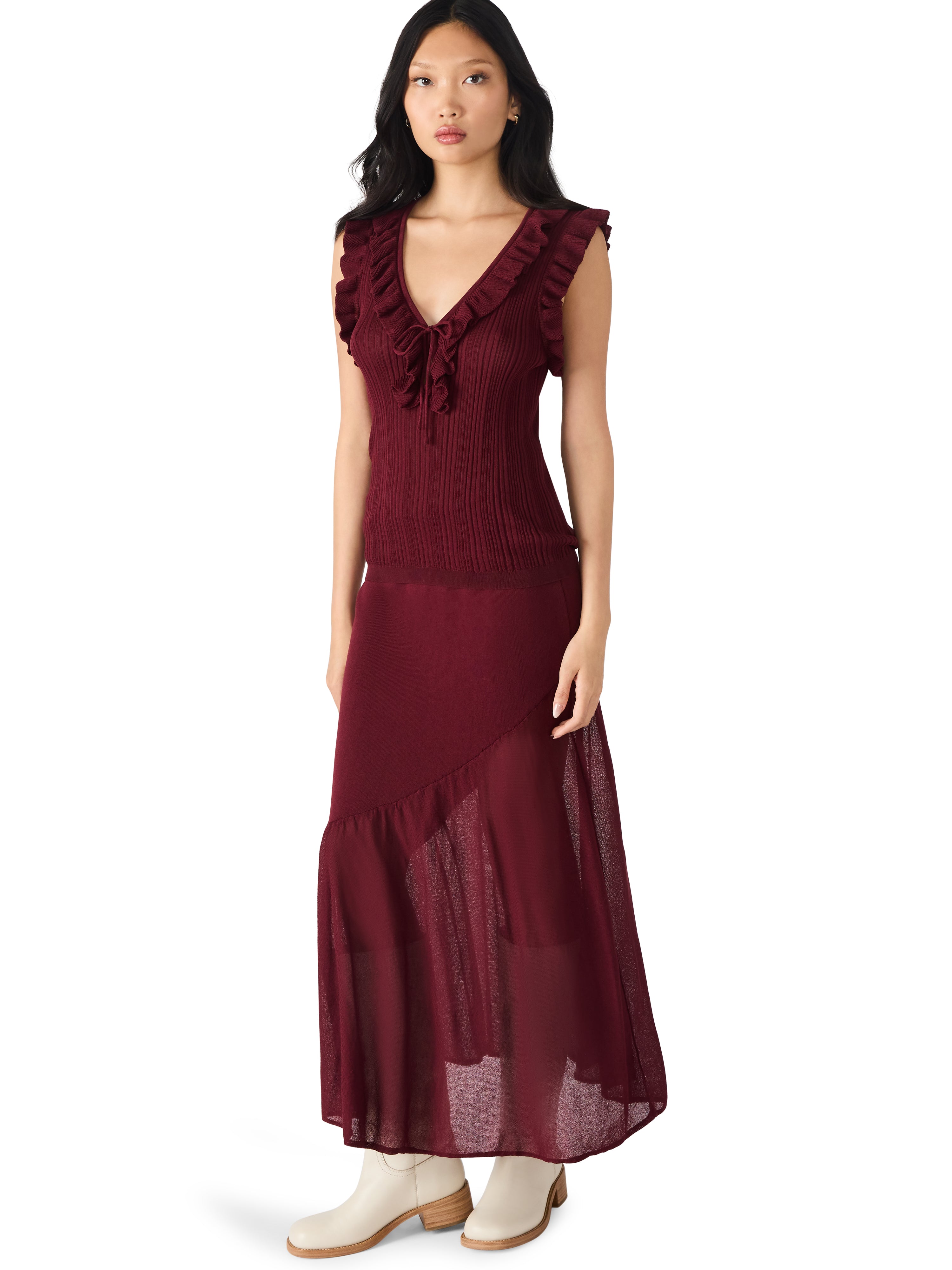 Nataly Sweater in Wine