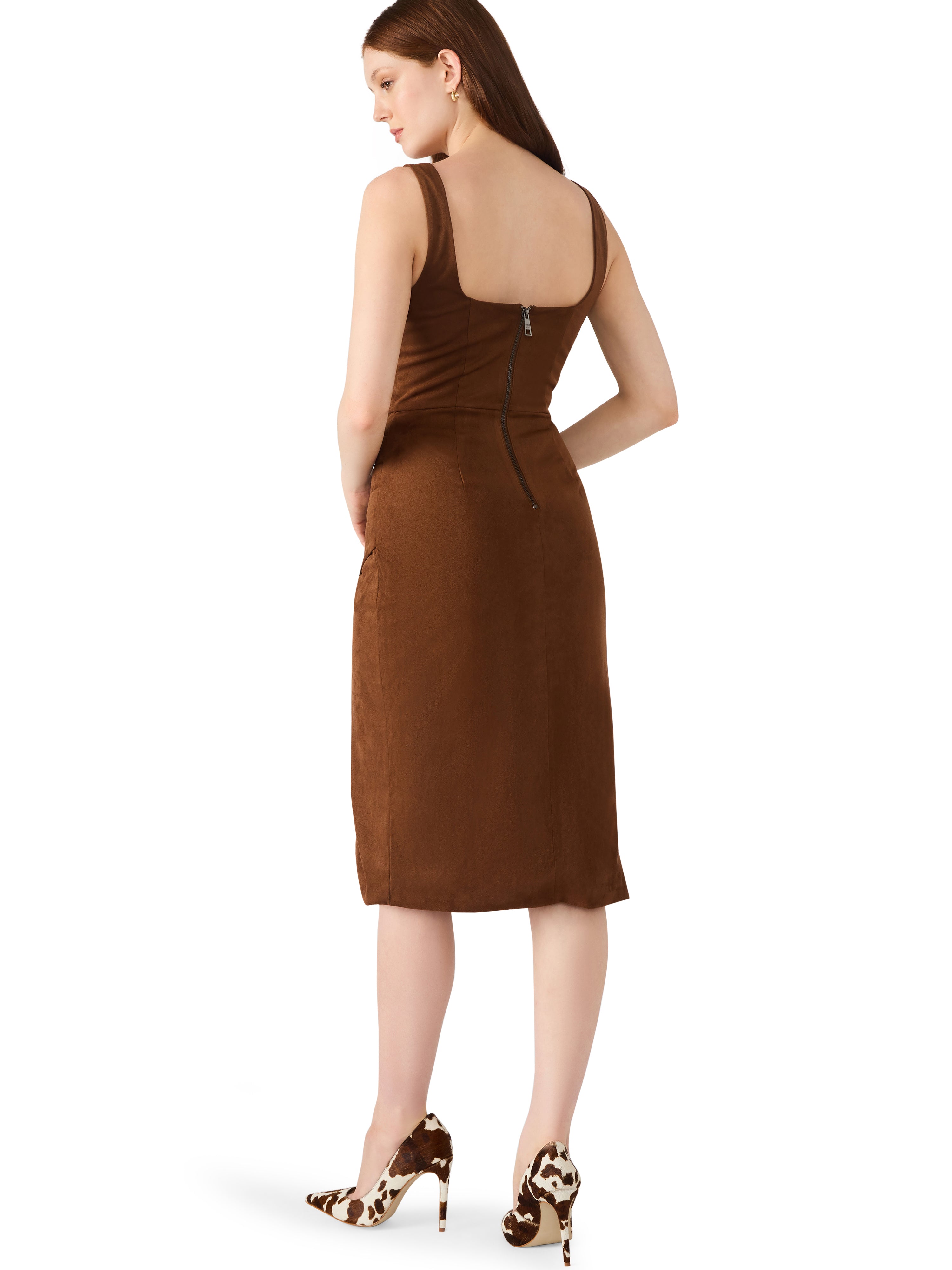 Milo Dress in Chicory Coffee