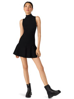 Load image into Gallery viewer, Breslin Sleeveless Sweater Dress in Black
