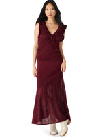 Load image into Gallery viewer, Aneira Skirt in Wine
