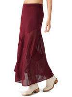 Load image into Gallery viewer, Aneira Skirt in Wine
